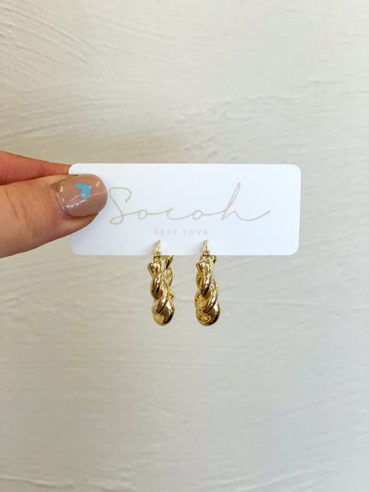 Twistie Earring Gold