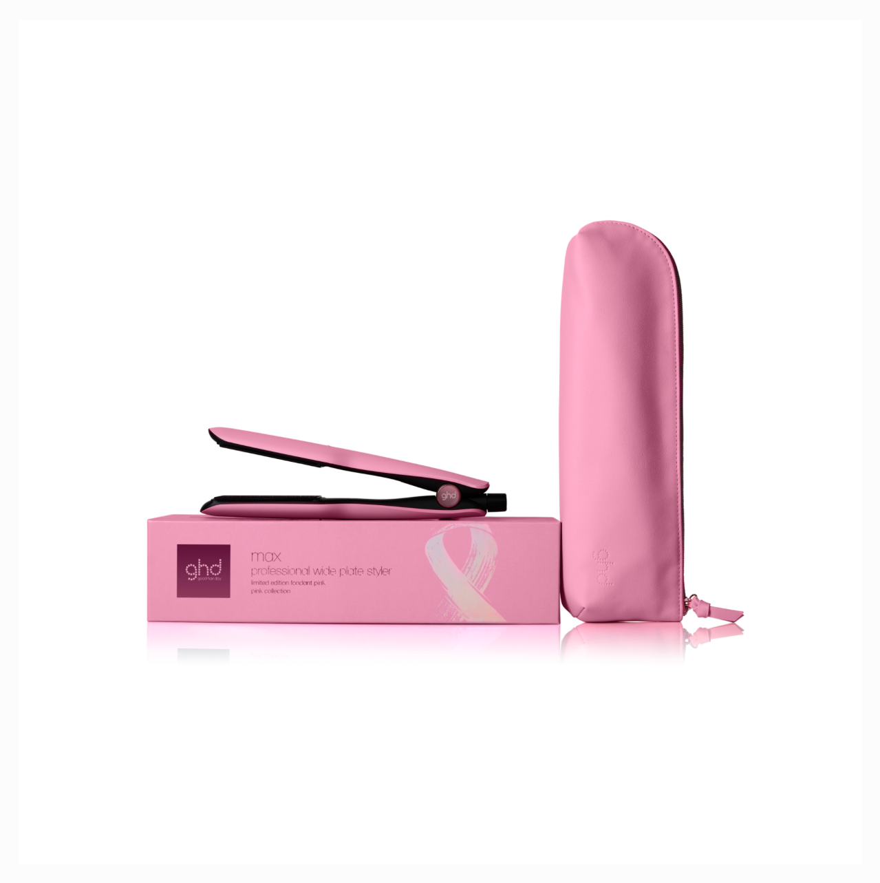 GHD Max Wide Plate Styler Limited Edition - Fondant Pink 2024