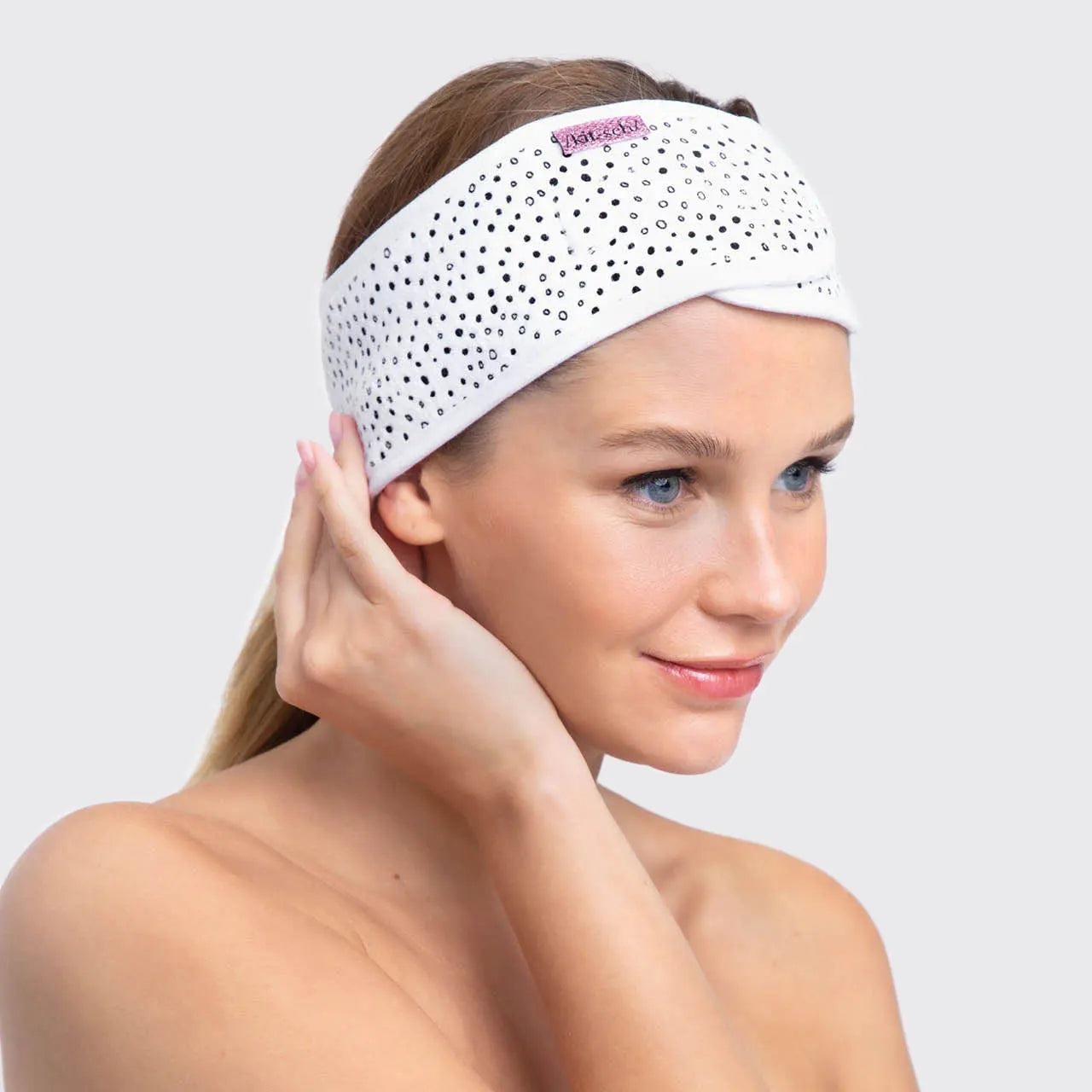 Microfibre Spa Headband - Micro Dot