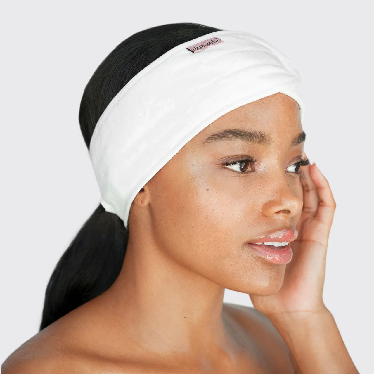 Microfibre Spa Headband - White