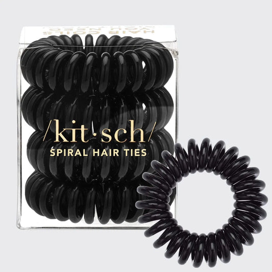 Coil Hair Ties - Black