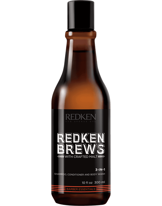 Redken Brews 3 in 1 - Shampoo/Conditioner/Body Wash
